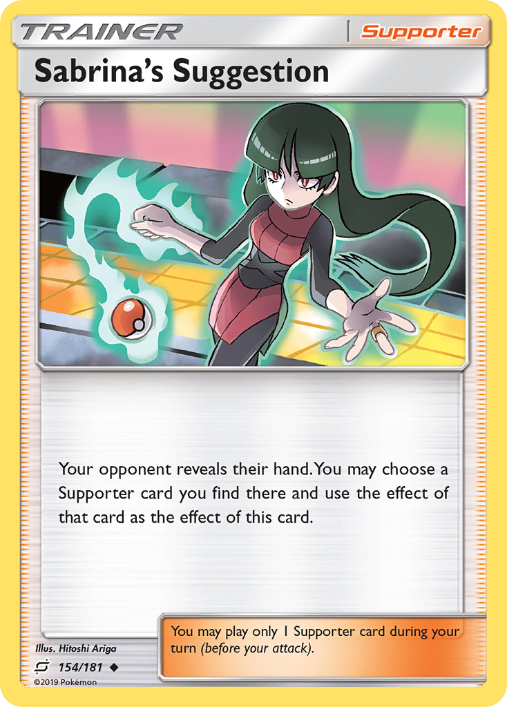 Sabrina's Suggestion (154/181) [Sun & Moon: Team Up] | Golgari Games