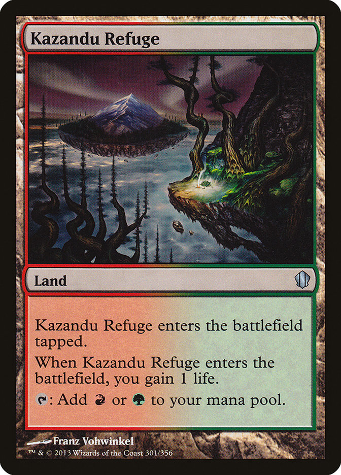 Kazandu Refuge [Commander 2013] | Golgari Games