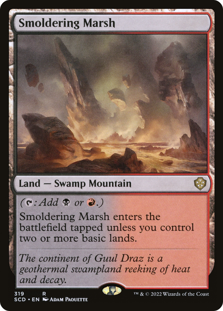 Smoldering Marsh [Starter Commander Decks] | Local Legends