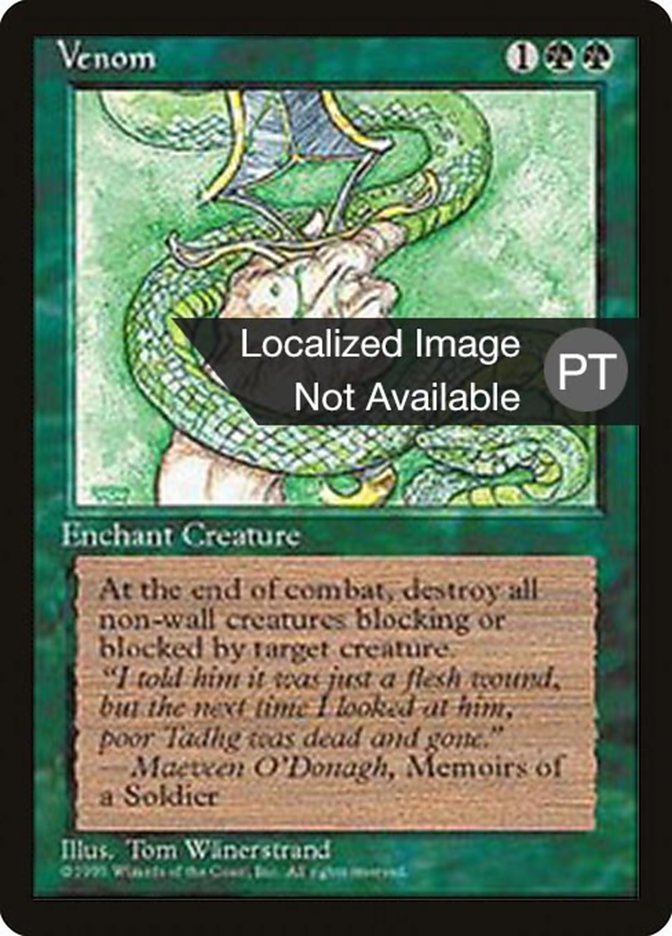 Venom [Fourth Edition (Foreign Black Border)] | Golgari Games