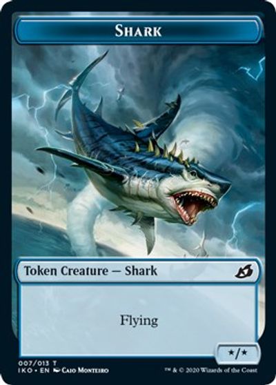 Pegasus // Shark Double-sided Token [Challenger Decks 2021 Tokens] | Golgari Games