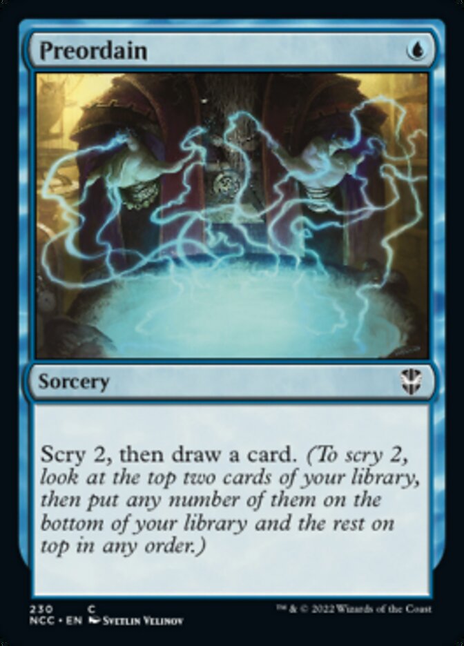 Preordain [Streets of New Capenna Commander] | Local Legends