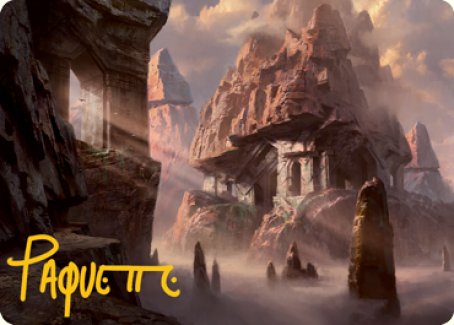 Mountain (277) Art Card (Gold-Stamped Signature) [Dungeons & Dragons: Adventures in the Forgotten Realms Art Series] | Local Legends