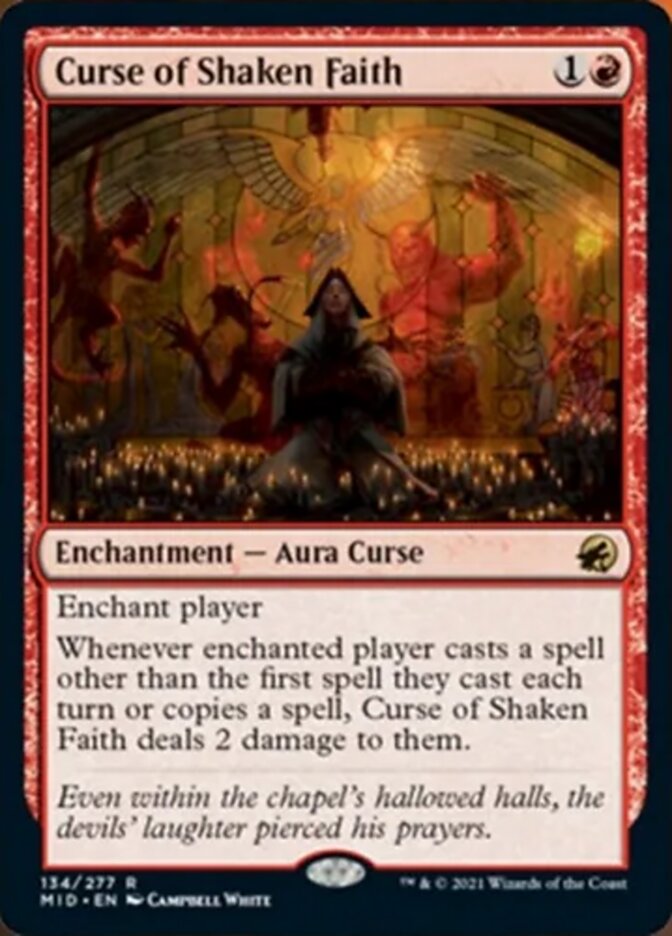 Curse of Shaken Faith [Innistrad: Midnight Hunt] | Golgari Games