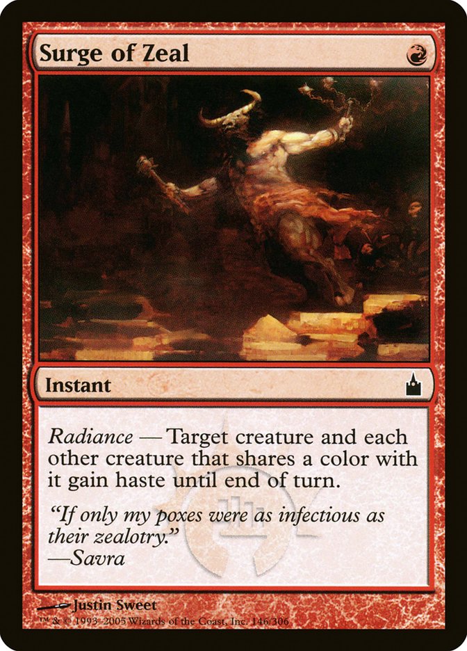 Surge of Zeal [Ravnica: City of Guilds] | Local Legends