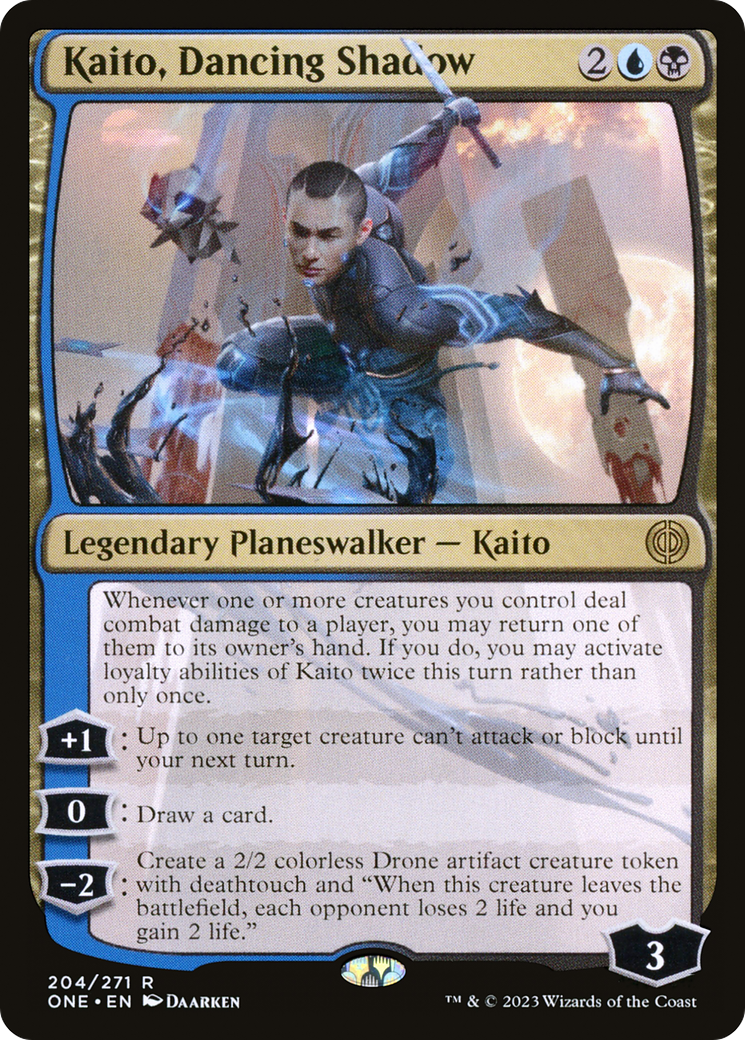 Kaito, Dancing Shadow [Phyrexia: All Will Be One] | Golgari Games