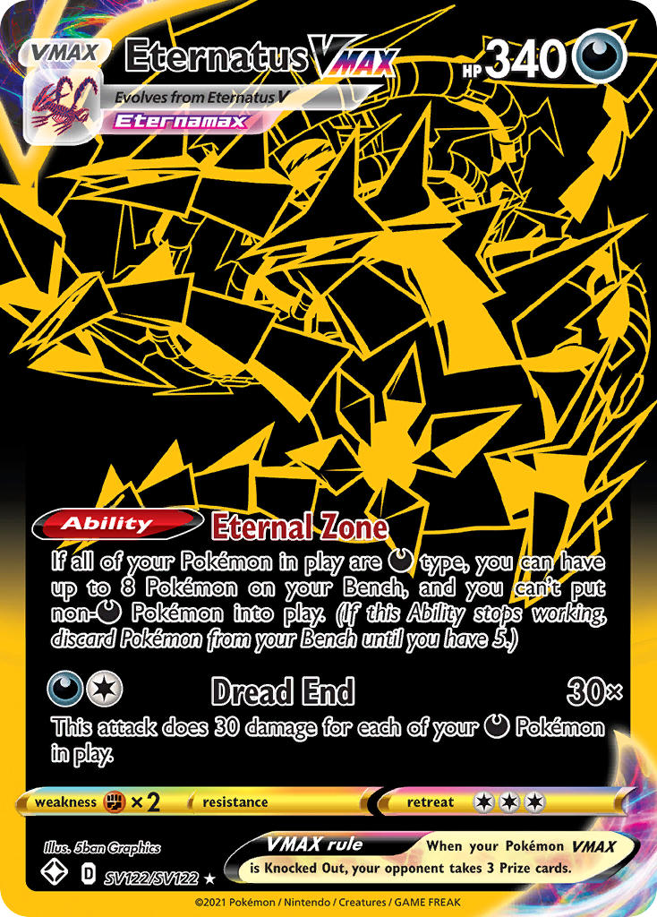 Eternatus VMAX (SV122/SV122) [Sword & Shield: Shining Fates] | Local Legends