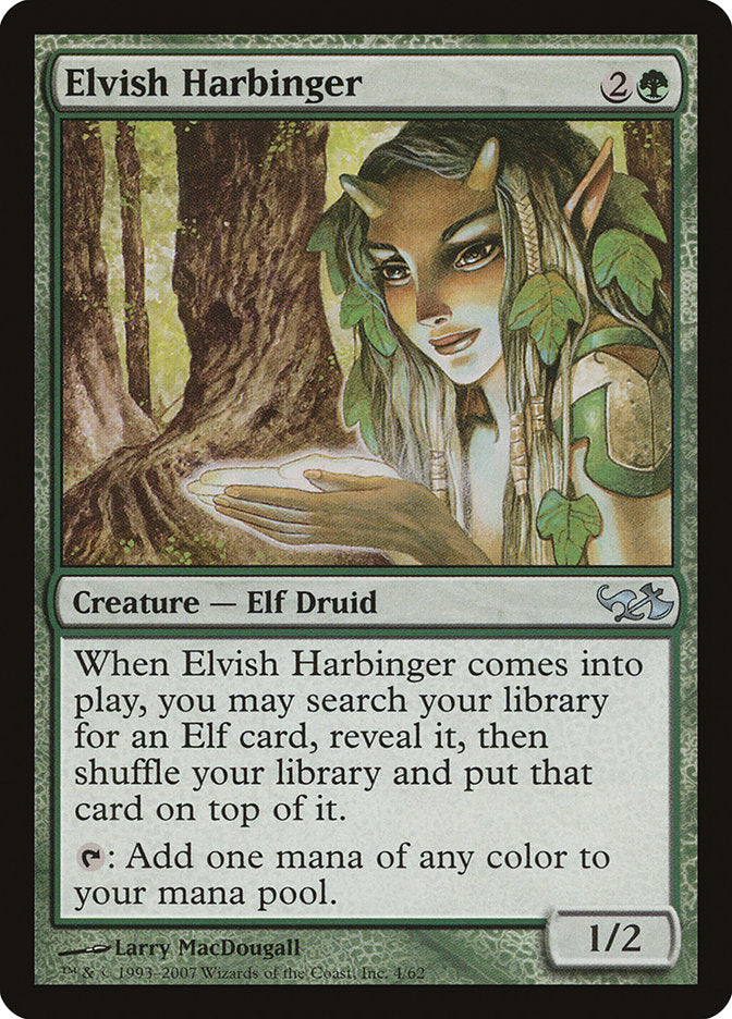 Elvish Harbinger [Duel Decks: Elves vs. Goblins] | Local Legends
