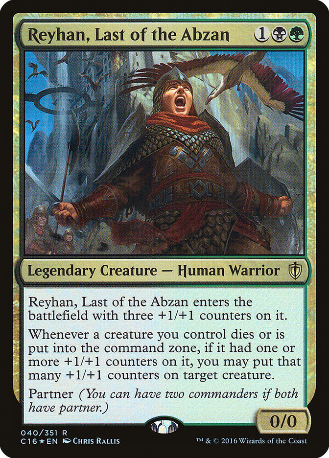 Reyhan, Last of the Abzan [Commander 2016] | Local Legends