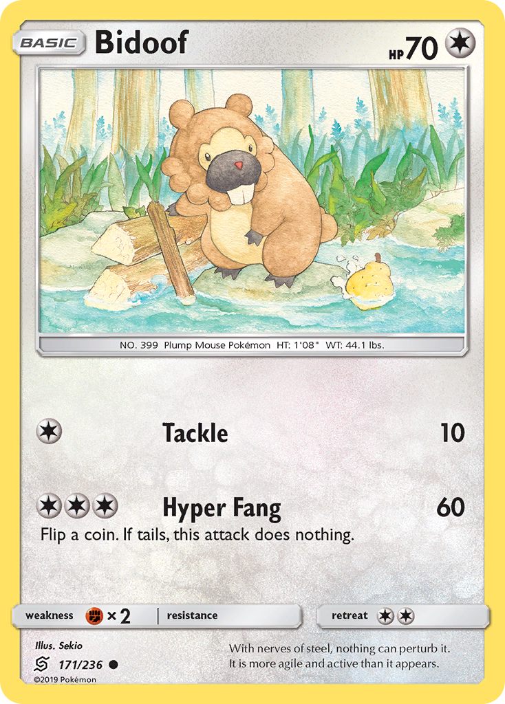 Bidoof (171/236) [Sun & Moon: Unified Minds] | Golgari Games