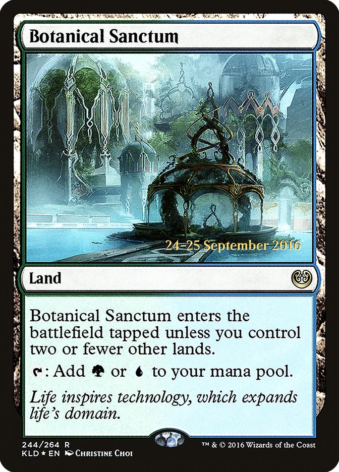 Botanical Sanctum [Kaladesh Prerelease Promos] | Golgari Games