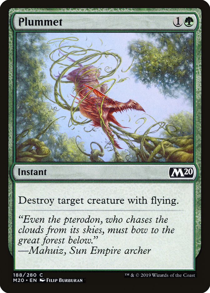 Plummet [Core Set 2020] | Local Legends