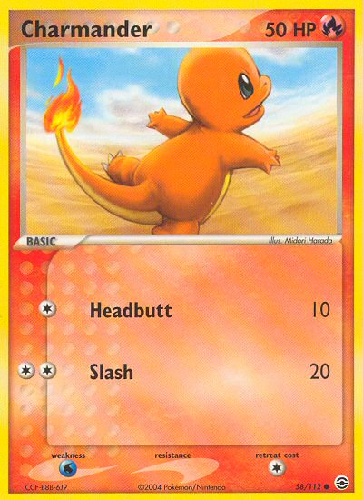 Charmander (58/112) [EX: FireRed & LeafGreen] | Golgari Games