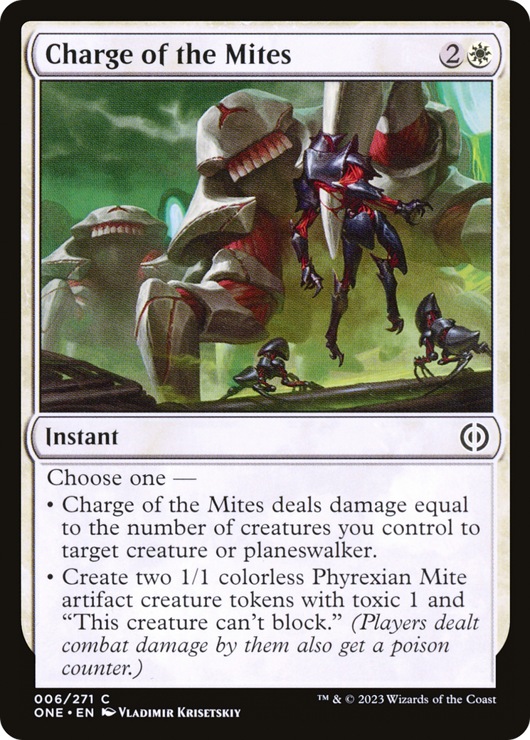 Charge of the Mites [Phyrexia: All Will Be One] | Local Legends