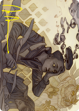 Go Blank Art Card (Gold-Stamped Signature) [Strixhaven: School of Mages Art Series] | Local Legends