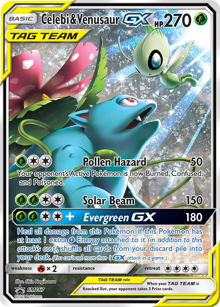 Celebi & Venusaur GX (SM167) [Sun & Moon: Black Star Promos] | Golgari Games