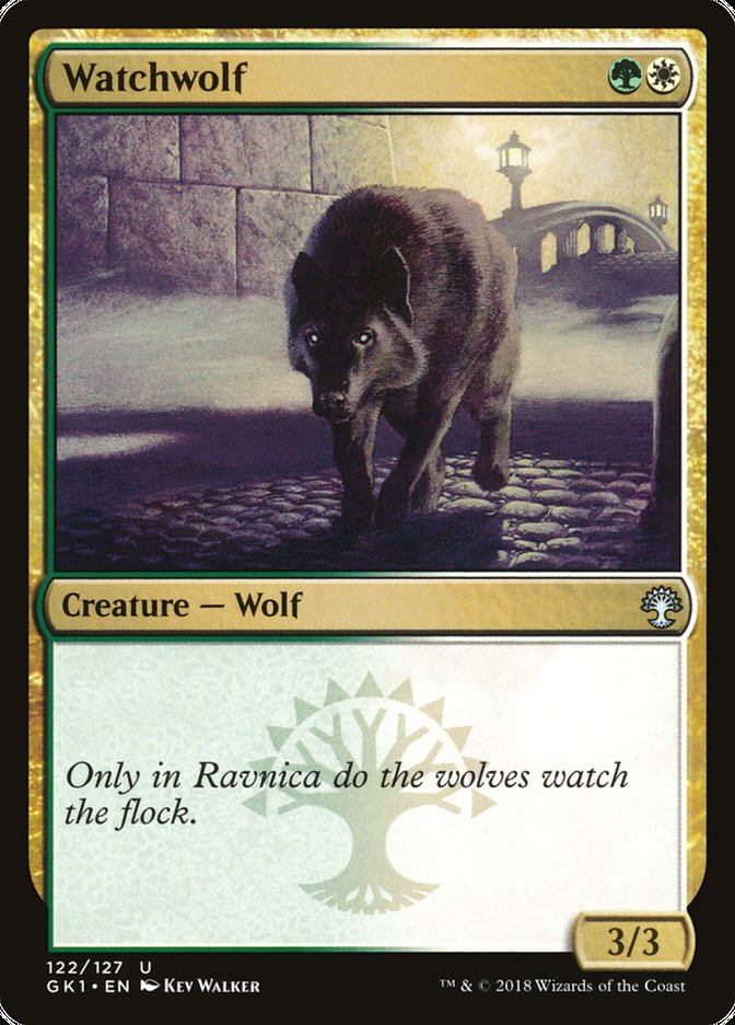 Watchwolf [Guilds of Ravnica Guild Kit] | Golgari Games