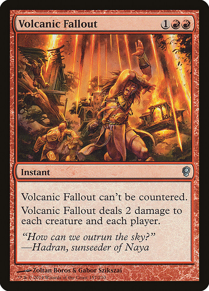 Volcanic Fallout [Conspiracy] | Golgari Games