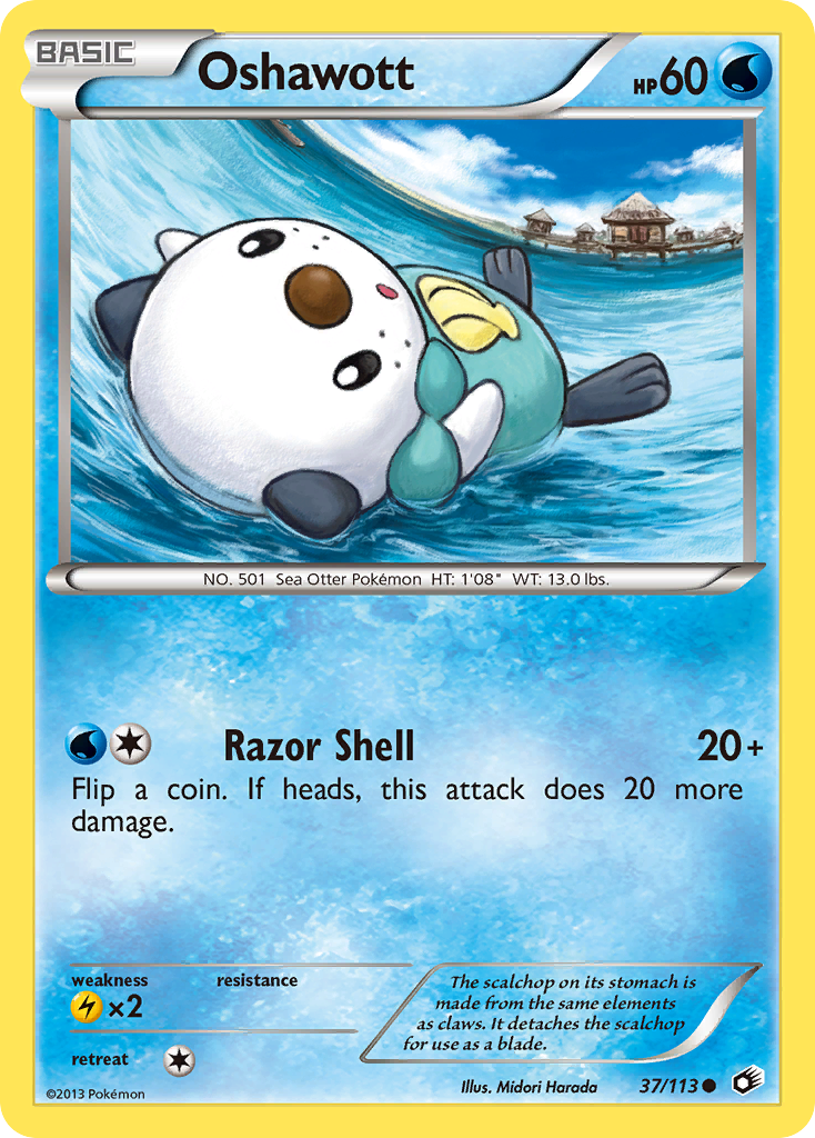 Oshawott (37/113) [Black & White: Legendary Treasures] | Golgari Games