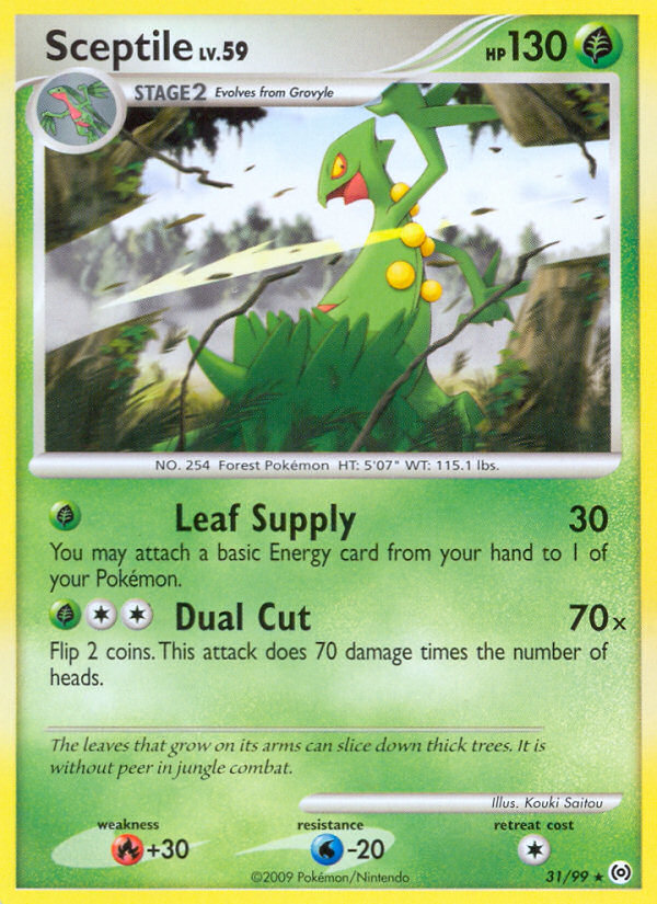 Sceptile (31/99) [Platinum: Arceus] | Golgari Games