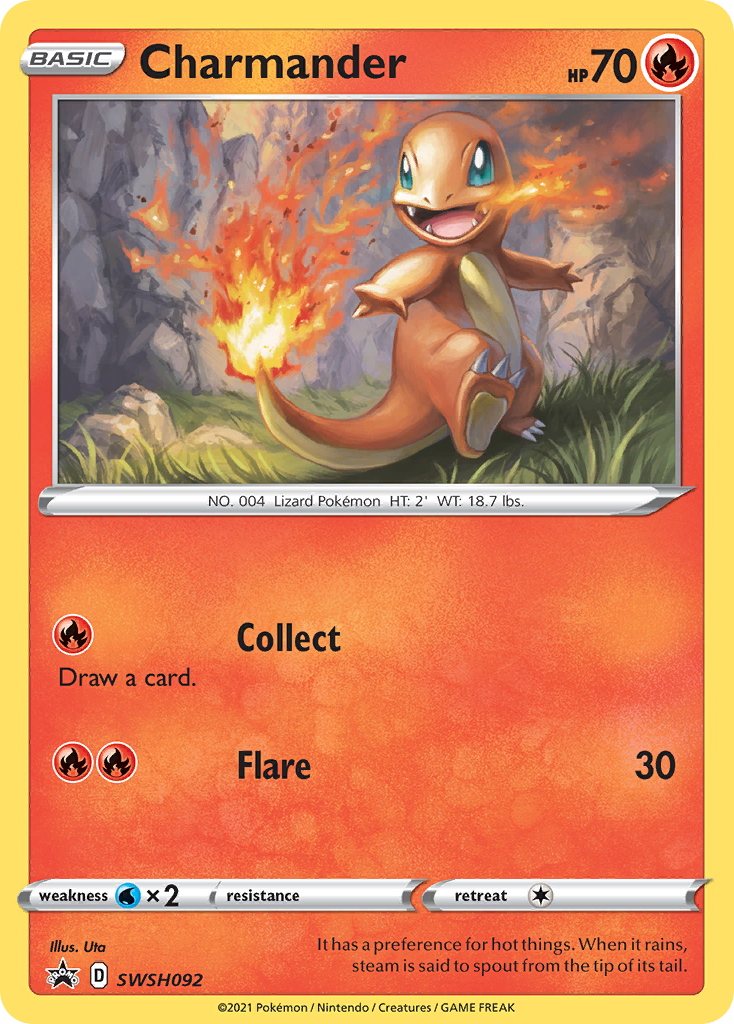 Charmander (SWSH092) [Sword & Shield: Black Star Promos] | Golgari Games