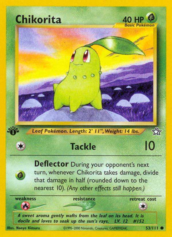 Chikorita (53/111) [Neo Genesis 1st Edition] | Golgari Games