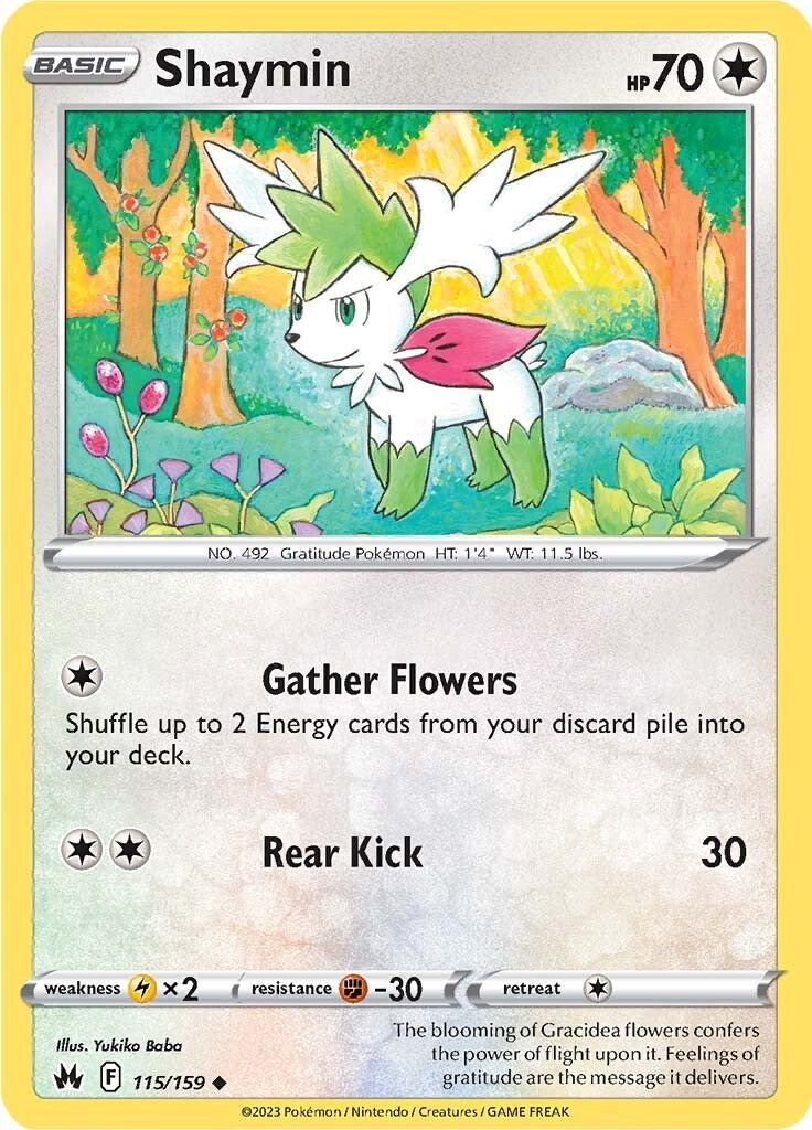 Shaymin (115/159) [Sword & Shield: Crown Zenith] | Golgari Games