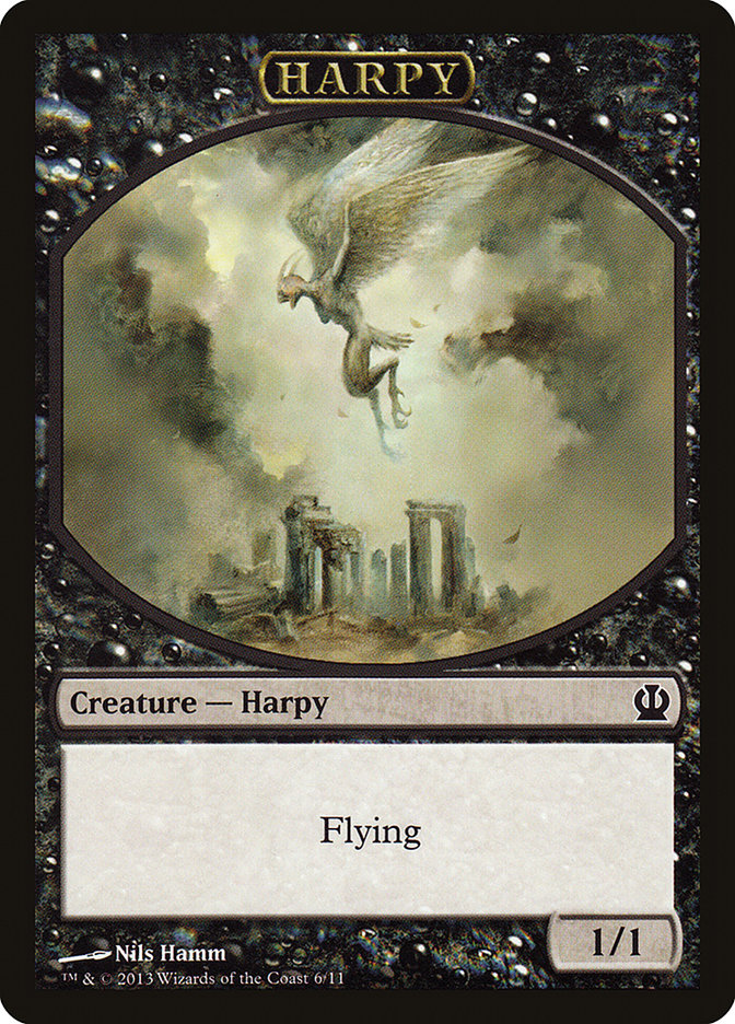 Harpy Token [Theros Tokens] | Golgari Games