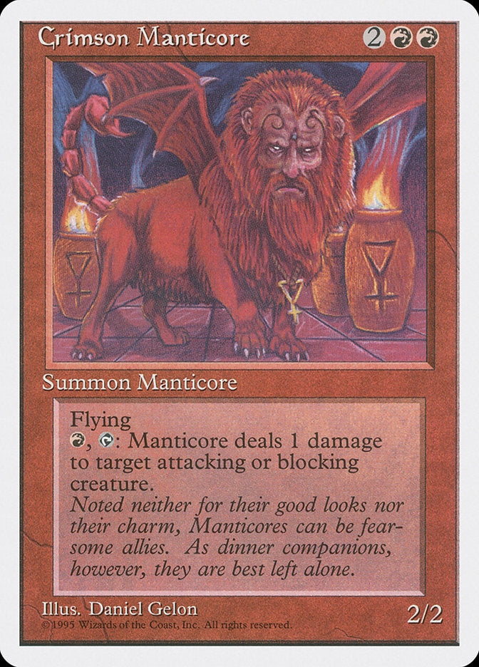 Crimson Manticore [Fourth Edition] | Local Legends