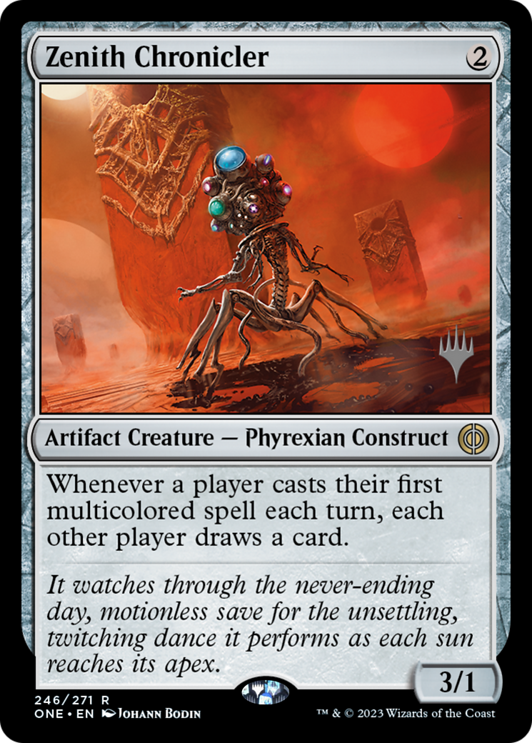 Zenith Chronicler (Promo Pack) [Phyrexia: All Will Be One Promos] | Golgari Games