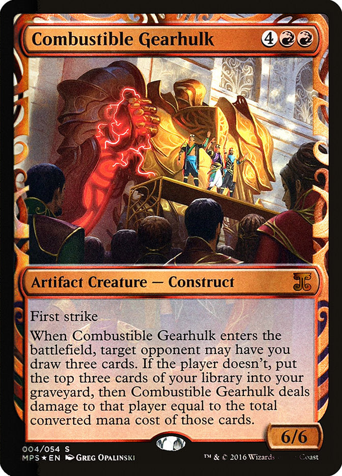 Combustible Gearhulk [Kaladesh Inventions] | Golgari Games