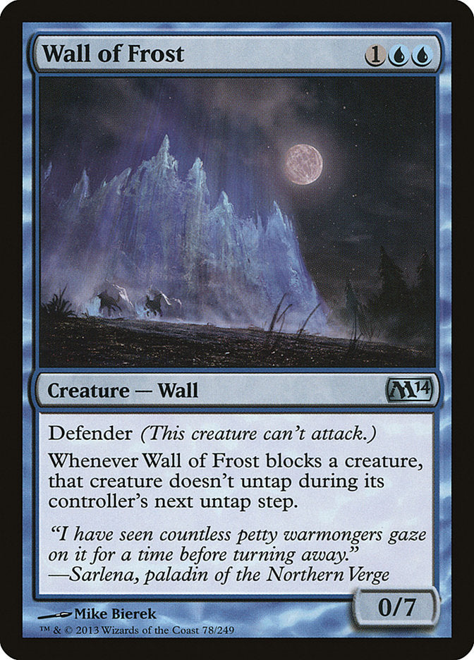 Wall of Frost [Magic 2014] | Local Legends