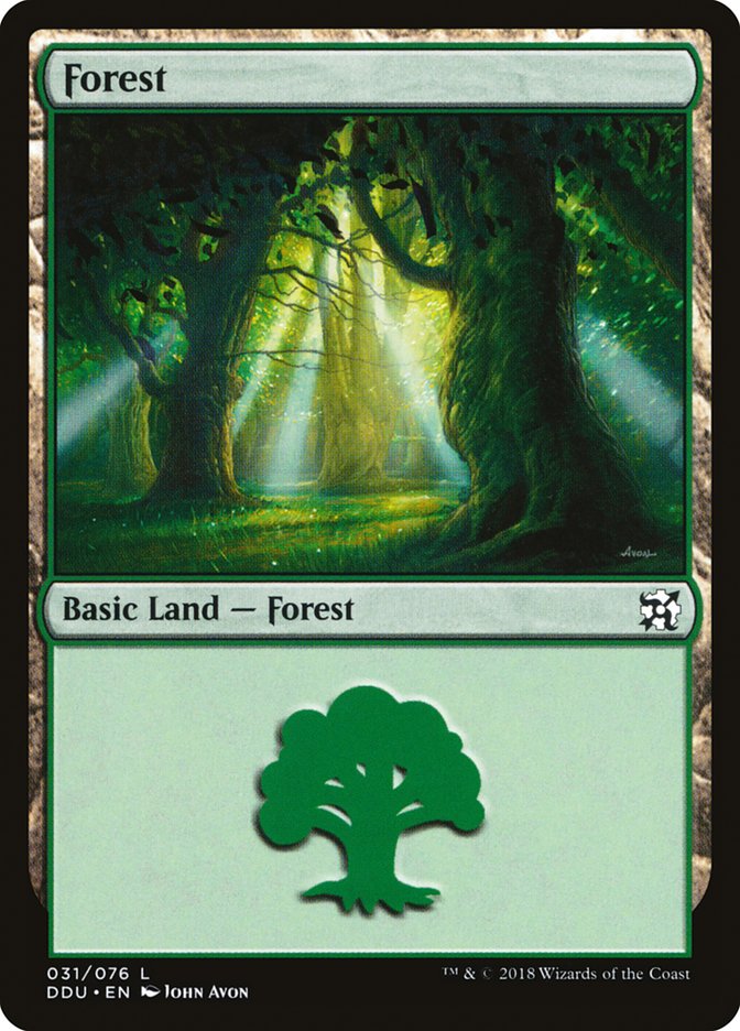 Forest (31) [Duel Decks: Elves vs. Inventors] | Golgari Games