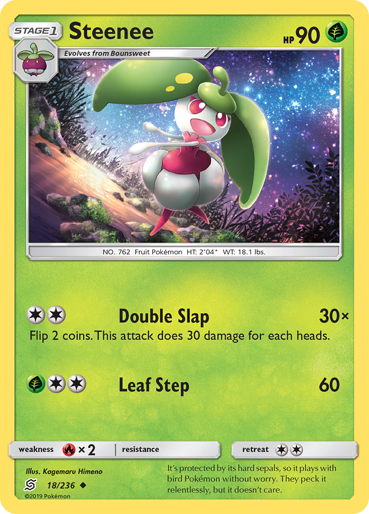 Steenee (18/236) [Sun & Moon: Unified Minds] | Golgari Games