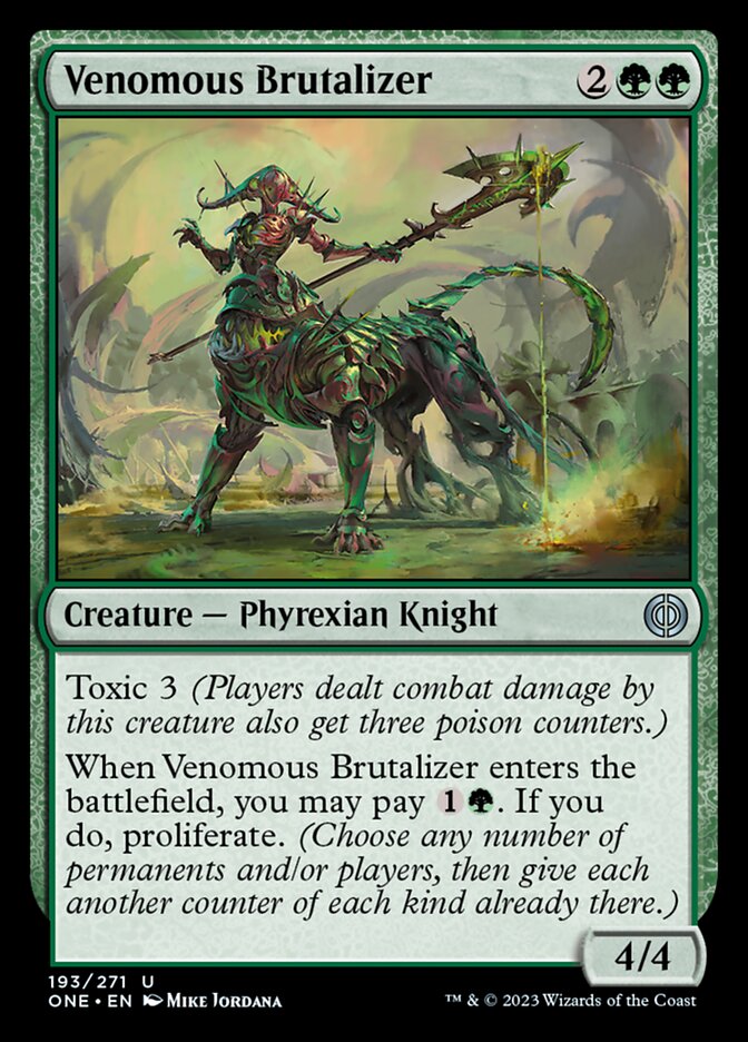 Venomous Brutalizer [Phyrexia: All Will Be One] | Golgari Games