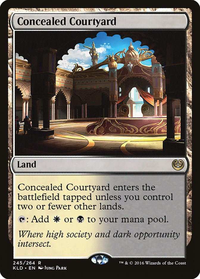 Concealed Courtyard [Kaladesh] | Golgari Games