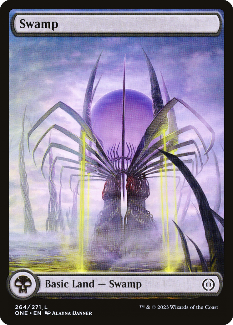 Swamp (264) (Full-Art) [Phyrexia: All Will Be One] | Golgari Games