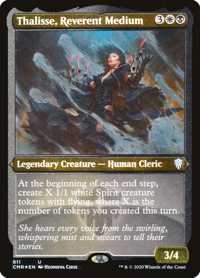 Thalisse, Reverent Medium (Etched) [Commander Legends] | Local Legends