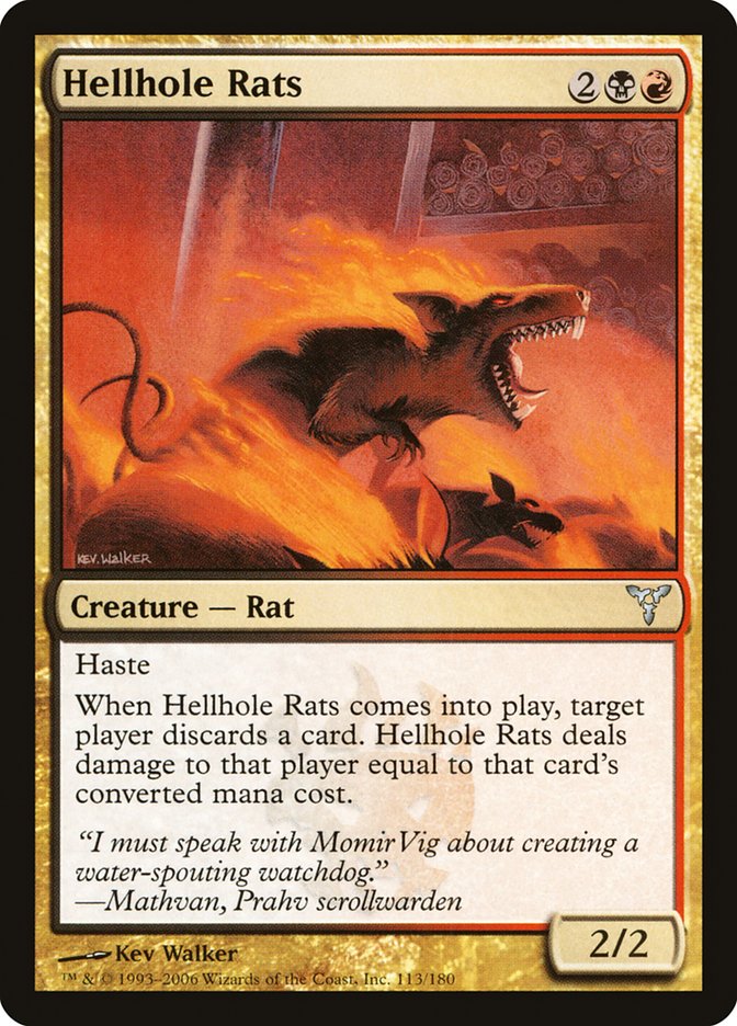 Hellhole Rats [Dissension] | Golgari Games