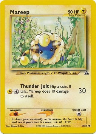 Mareep (58/75) [Neo Discovery Unlimited] | Golgari Games