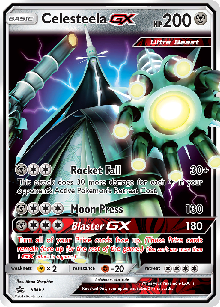 Celesteela GX (SM67) [Sun & Moon: Black Star Promos] | Golgari Games