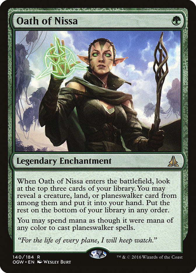 Oath of Nissa [Oath of the Gatewatch] | Golgari Games