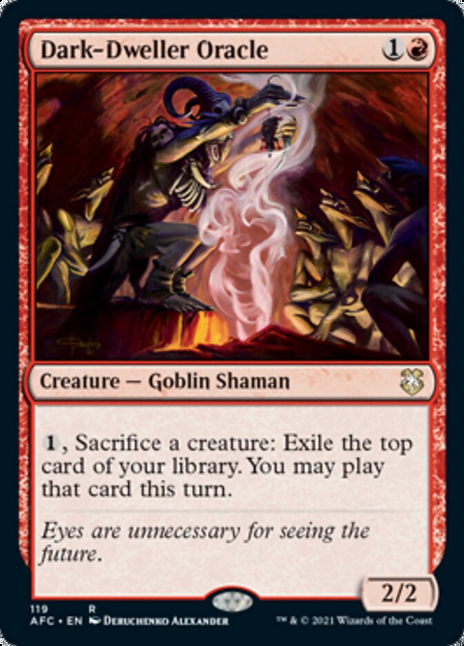 Dark-Dweller Oracle [Dungeons & Dragons: Adventures in the Forgotten Realms Commander] | Local Legends