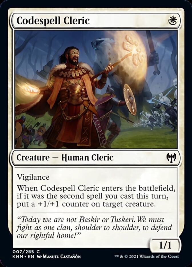 Codespell Cleric [Kaldheim] | Golgari Games