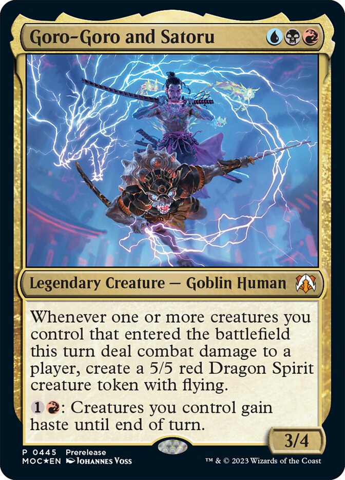 Goro-Goro and Satoru [March of the Machine Commander] | Local Legends