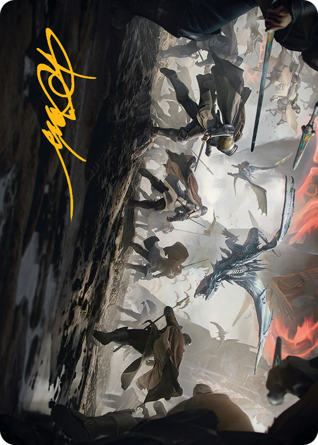 Invasion of Dominaria Art Card (Gold-Stamped Signature) [March of the Machine Art Series] | Local Legends