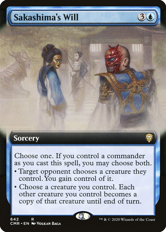 Sakashima's Will (Extended Art) [Commander Legends] | Local Legends