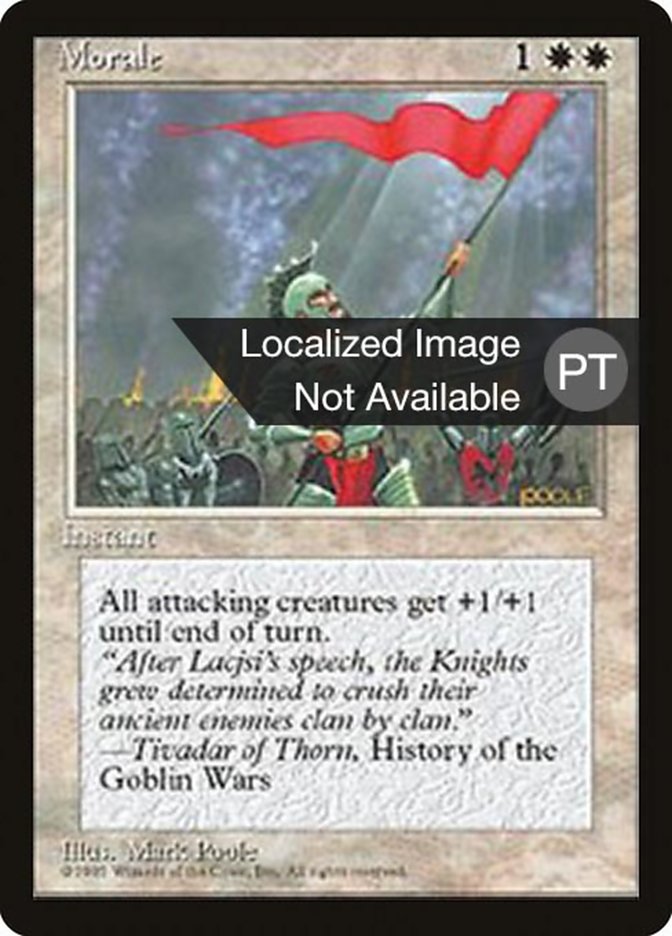 Morale [Fourth Edition (Foreign Black Border)] | Golgari Games