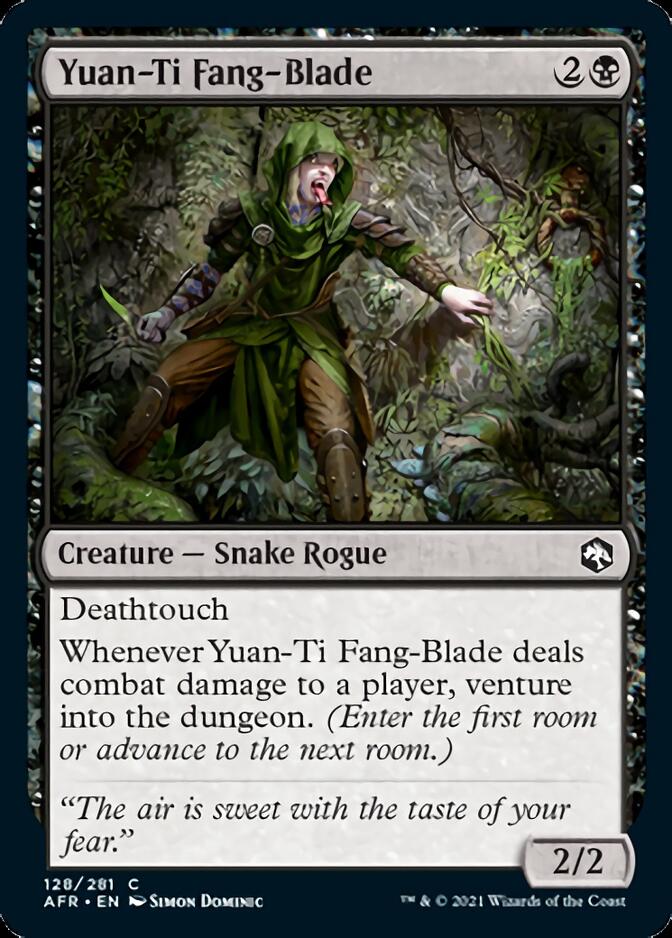 Yuan-Ti Fang-Blade [Dungeons & Dragons: Adventures in the Forgotten Realms] | Golgari Games