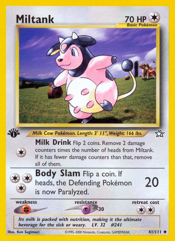 Miltank (41/111) [Neo Genesis 1st Edition] | Golgari Games